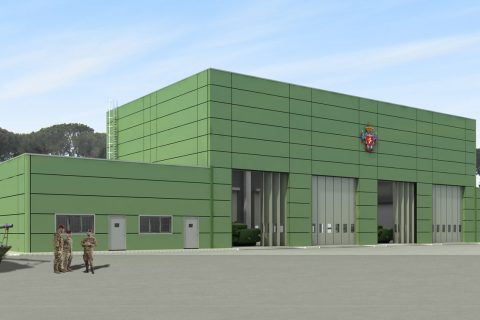 Officina meccanica e lavaggio mezzi militari