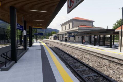 Riqualificazione di tre stazioni ferroviarie